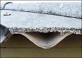 Grimston Garage Asbestos roof removal Keighley